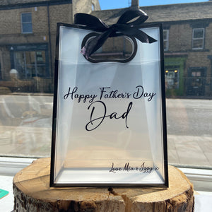 Personalised Happy Father's Day Gift Bag
