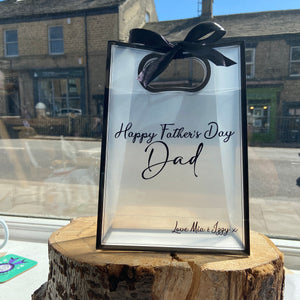 Personalised Happy Father's Day Gift Bag