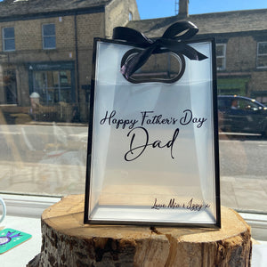 Personalised Happy Father's Day Gift Bag