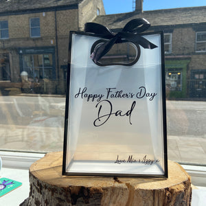 Personalised Happy Father's Day Gift Bag