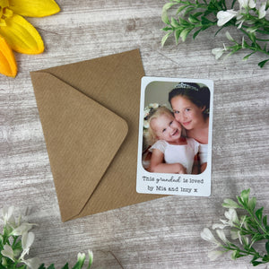 Personalised Photo Wallet Card for Dad, Dog Dad or Grandad