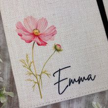 Load image into Gallery viewer, Personalised Birth Flower Notebook
