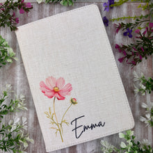 Load image into Gallery viewer, Personalised Birth Flower Notebook
