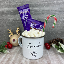 Load image into Gallery viewer, Personalised Enamel Star Mug

