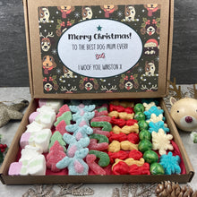 Load image into Gallery viewer, Merry Christmas Personalised Dog Mum/Dad Sweet box-The Persnickety Co
