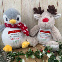 Load image into Gallery viewer, Personalised “Nice List Approved” Plush Keyring or Soft Toy
