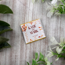 Load image into Gallery viewer, Personalised Autumn Wedding Chocolates
