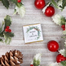 Load image into Gallery viewer, Personalised Christmas Wedding Chocolates
