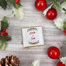 Load image into Gallery viewer, Personalised Christmas Wedding Chocolates
