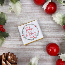 Load image into Gallery viewer, Personalised Christmas Wedding Chocolates
