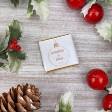 Load image into Gallery viewer, Personalised Christmas Wedding Chocolates
