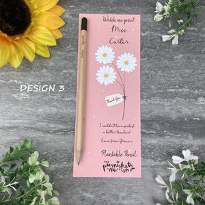 £5.00! Special Offer - 2 Plantable 'Sprout' Teacher Pencils