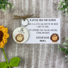 Load image into Gallery viewer, Back to School Pocket Hug Keyring  - Brave Lion
