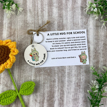 Load image into Gallery viewer, Back to School Pocket Hug Keyring  - Green Monster
