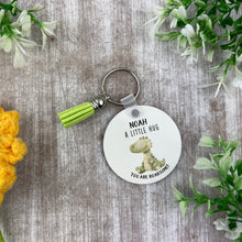 Load image into Gallery viewer, Back to School Pocket Hug Keyring  - Dinosaur

