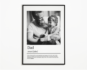 Personalised Print For Dad