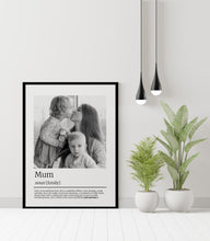 Load image into Gallery viewer, Personalised Print For Mum-The Persnickety Co
