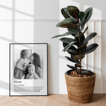 Load image into Gallery viewer, Personalised Print For Mum
