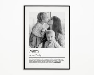 Personalised Print For Mum