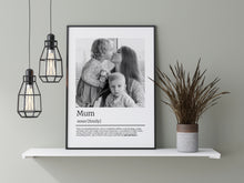Load image into Gallery viewer, Personalised Print For Mum
