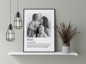 Personalised Print For Mum