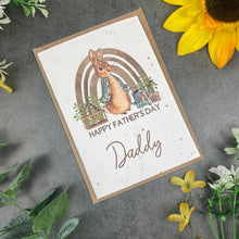 Load image into Gallery viewer, Happy Father&#39;s Day - Wildflower Card
