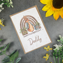 Load image into Gallery viewer, Happy Father&#39;s Day - Wildflower Card
