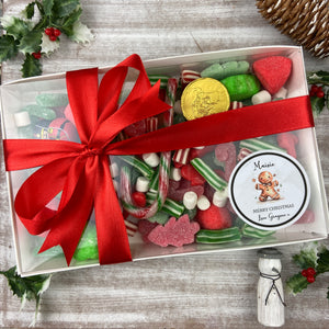 Personalised Christmas Luxury Sweet Box