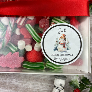 Personalised Christmas Luxury Sweet Box