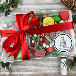 Personalised Christmas Luxury Sweet Box