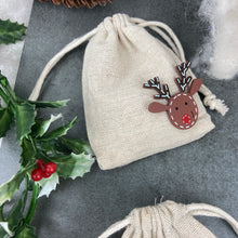 Load image into Gallery viewer, Cute Reindeer Food Bag
