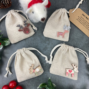 Cute Reindeer Food Bag