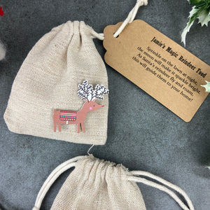 Cute Reindeer Food Bag