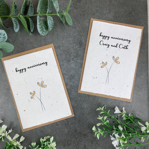 Happy Anniversary Plantable Seed Card-The Persnickety Co