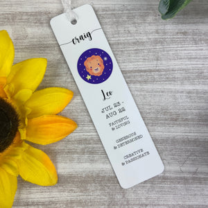 Personalised Star Sign  Bookmark