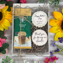 Load image into Gallery viewer, Personalised Iced Biscuit &amp; Coffee Gift Box-The Persnickety Co
