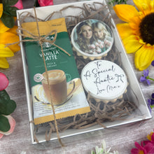Load image into Gallery viewer, Personalised Coffee &amp; Photo Biscuit Box
