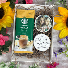 Load image into Gallery viewer, Personalised Coffee &amp; Photo Biscuit Box
