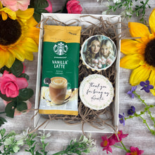 Load image into Gallery viewer, Personalised Thank You Coffee &amp; Biscuit Box
