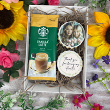 Load image into Gallery viewer, Personalised Thank You Coffee &amp; Biscuit Box
