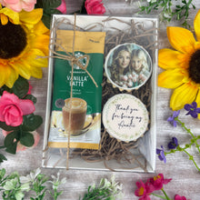 Load image into Gallery viewer, Personalised Thank You Coffee &amp; Biscuit Box
