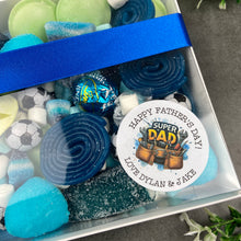 Load image into Gallery viewer, Super Dad Father&#39;s Day Personalised Luxury Sweet Box
