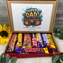 Load image into Gallery viewer, Super Dad Personalised Chocolate Box
