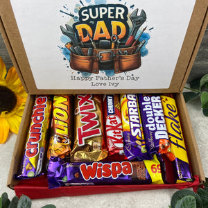 Super Dad Personalised Chocolate Box