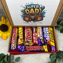 Load image into Gallery viewer, Super Dad Personalised Chocolate Box
