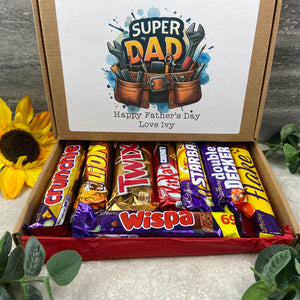 Super Dad Personalised Chocolate Box