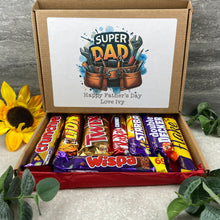 Load image into Gallery viewer, Super Dad Personalised Chocolate Box
