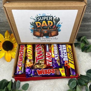 Super Dad Personalised Chocolate Box