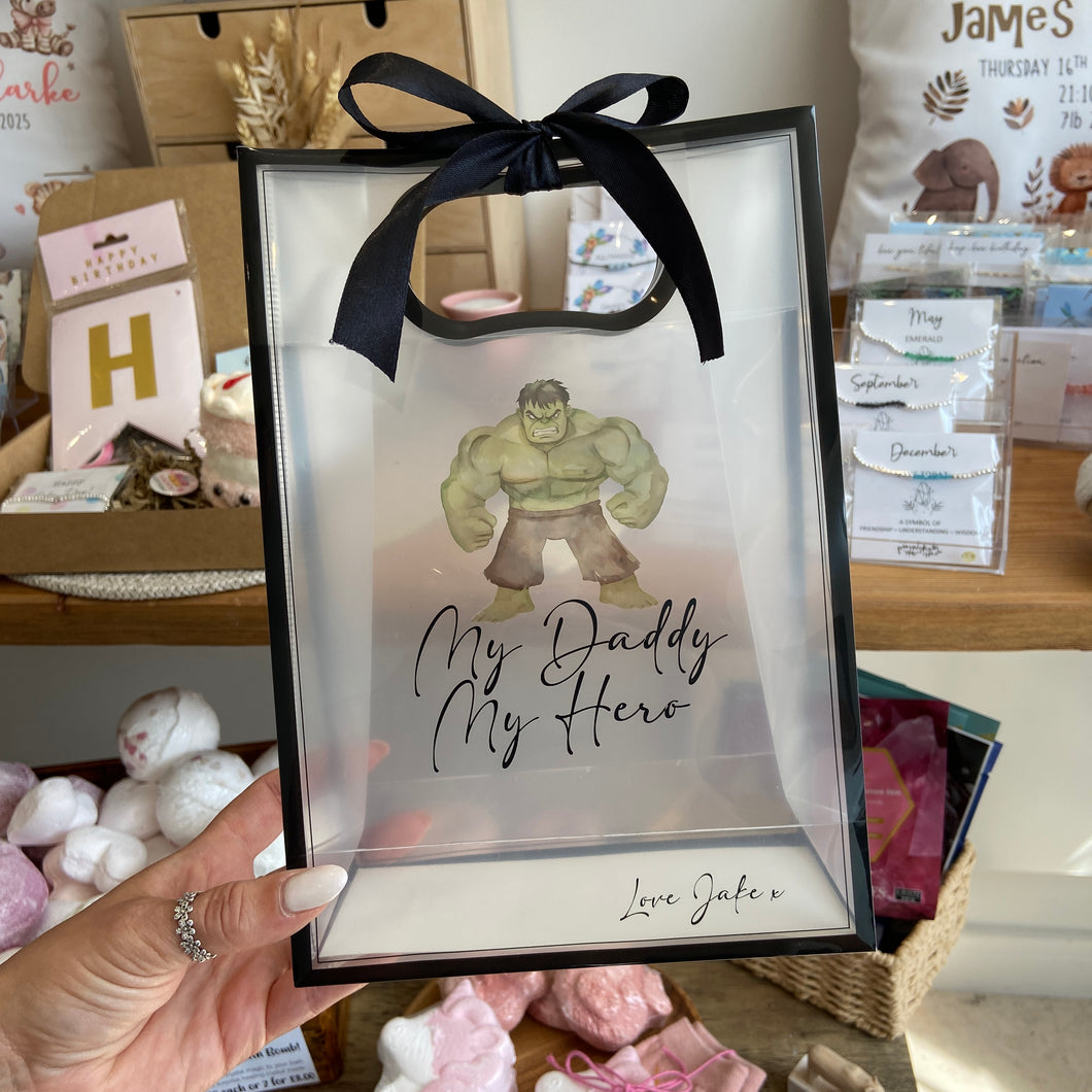 Personalised Superhero Gift Bag-The Persnickety Co