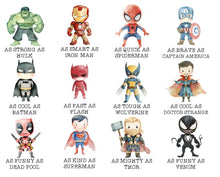 Load image into Gallery viewer, Personalised Superhero Bookmark
